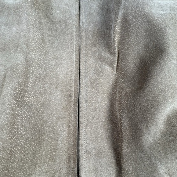 Vintage John Ashford Suede Leather Bomber Jacket Men XL Distressed Y2K Gorpcore - Picture 11 of 16